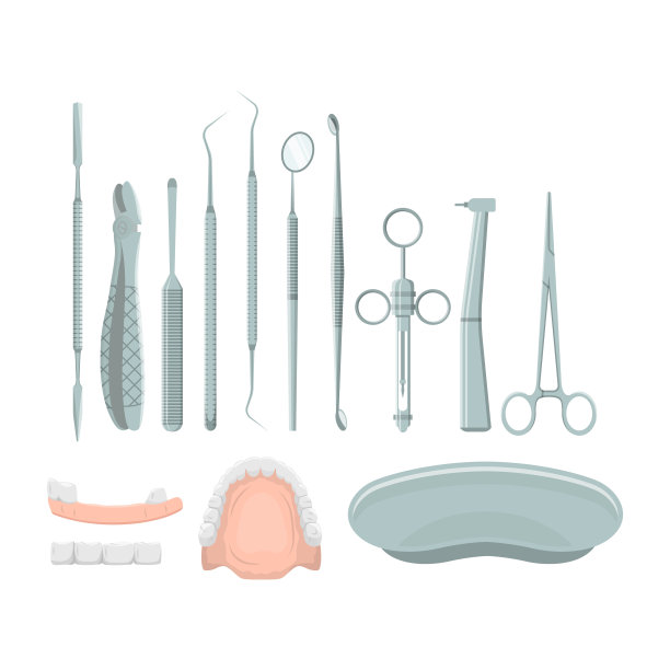 牙科的插图图片下载