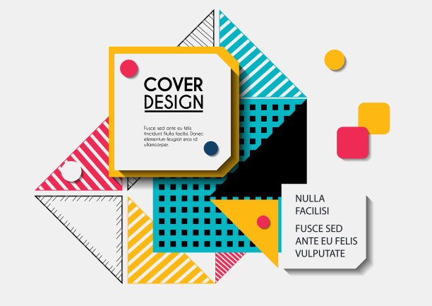 矢量极简封面设计。图片下载