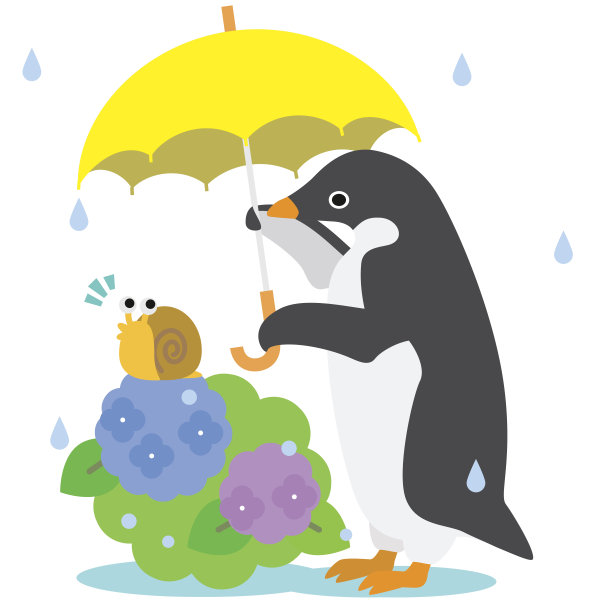 阿德利企鹅/绣球图片下载