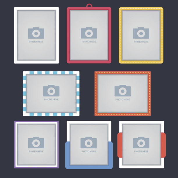 简单的平框收藏设计图片下载