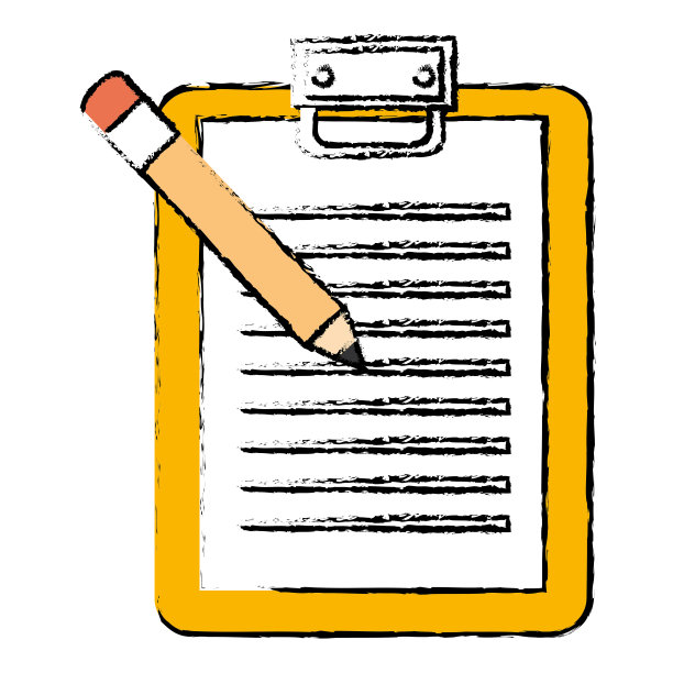 带铅笔的检查表图片下载