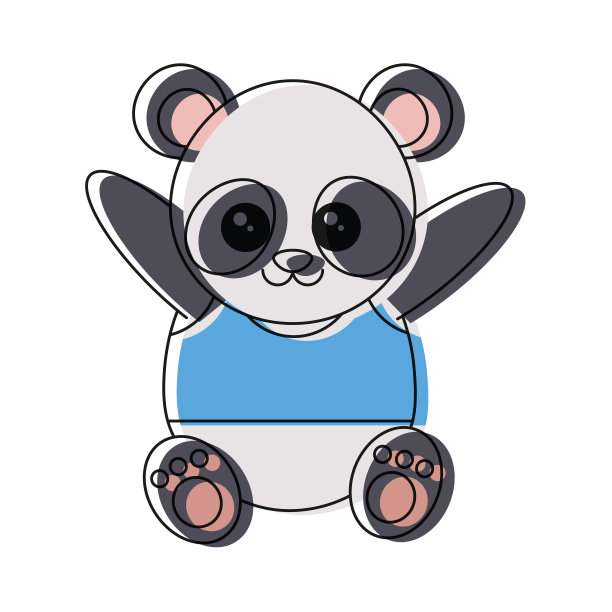 可爱的动物设计图片下载