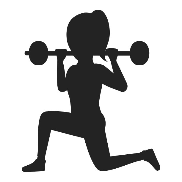 做举重运动的女运动员图片下载