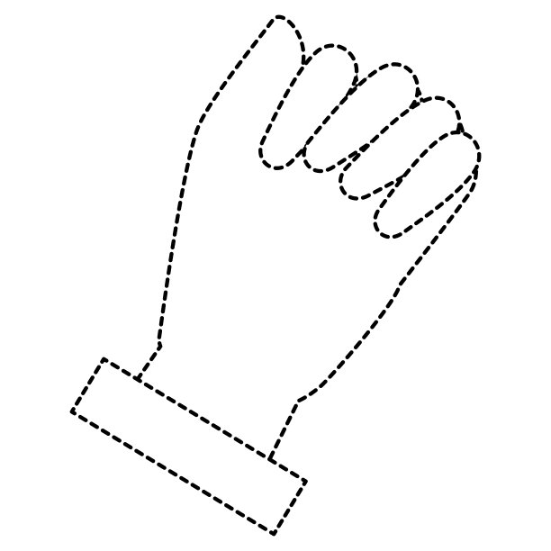 手人形拳头图标图片下载