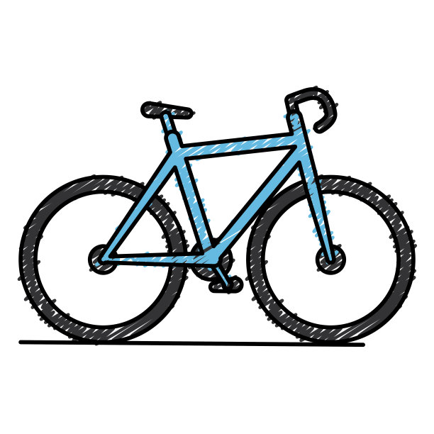 自行车比赛孤立图标图片下载