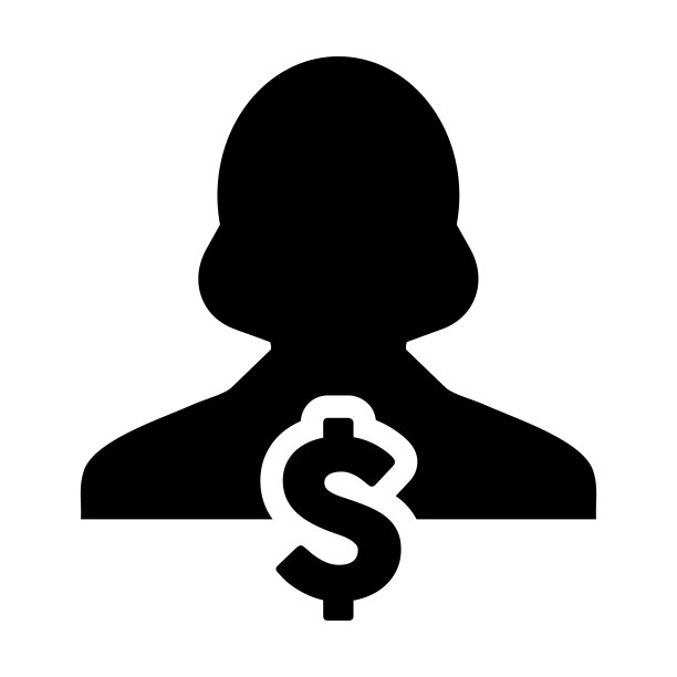 美元符号符号图标矢量货币与女性在象形文字图片下载