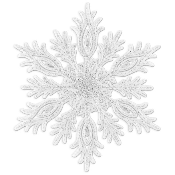 雪花孤立在白色图片下载