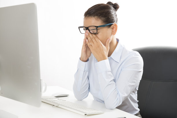 女商人头痛图片下载