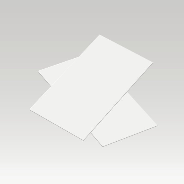 跌落的现实名片模板。矢量插图。图片下载