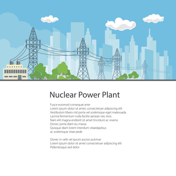 海报电力传输图片下载