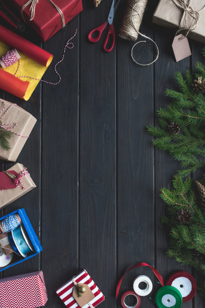 圣诞礼物框架图片下载