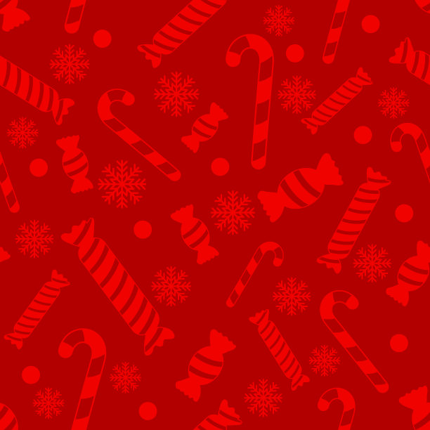 圣诞矢量无缝图案图片下载