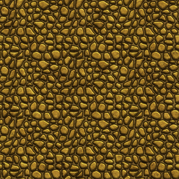 金色无缝纹理与浮雕图案的背景图片下载