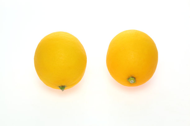 白色背景中的柠檬图片下载