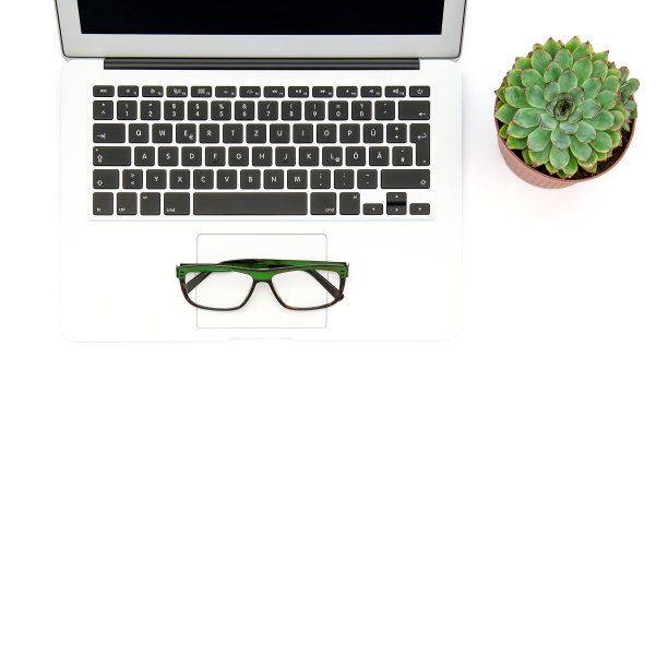 笔记本多汁眼镜办公室工作场所平躺图片下载