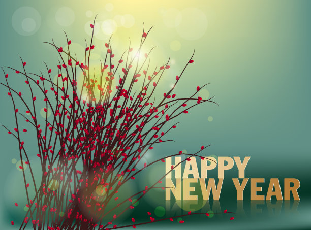 2018年新春贺卡和狗年新春快乐图片下载