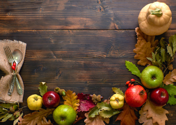 感恩节的背景板图片下载