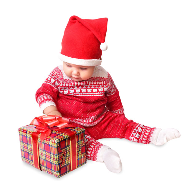 婴儿时尚皮帽孤立。图片下载