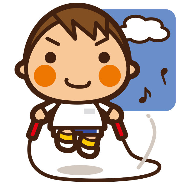 小学生/跳绳男孩图片下载