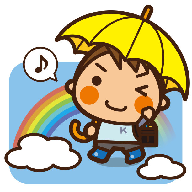 学校的孩子/雨的男孩图片下载