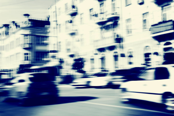 运动模糊街道驾驶图片下载