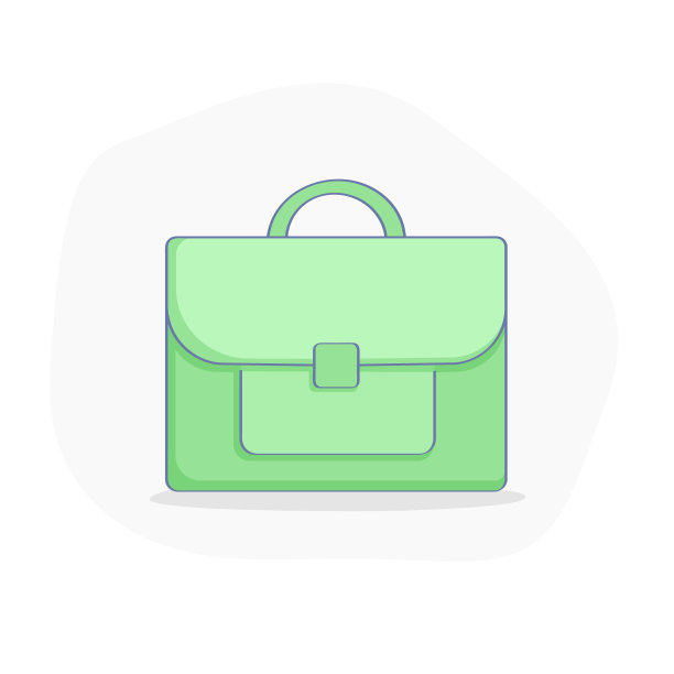 商务旅行箱图标插图图片下载