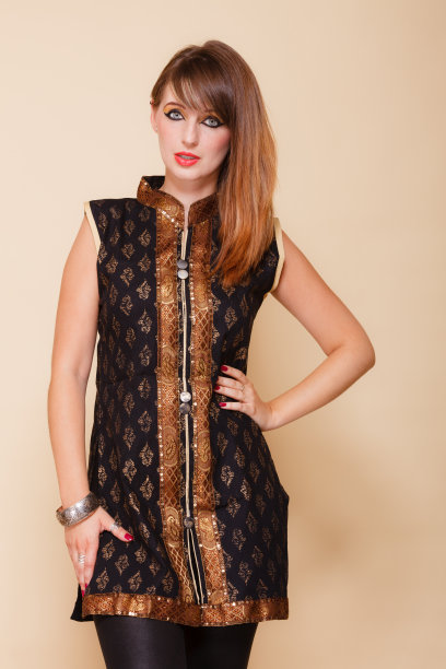 肖像东方女孩化妆图片下载