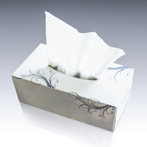 纸巾盒模拟白色纸巾盒图片下载