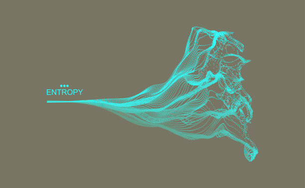 带有动态发射粒子的数组。水溅模仿。抽象的背景。矢量插图。图片下载