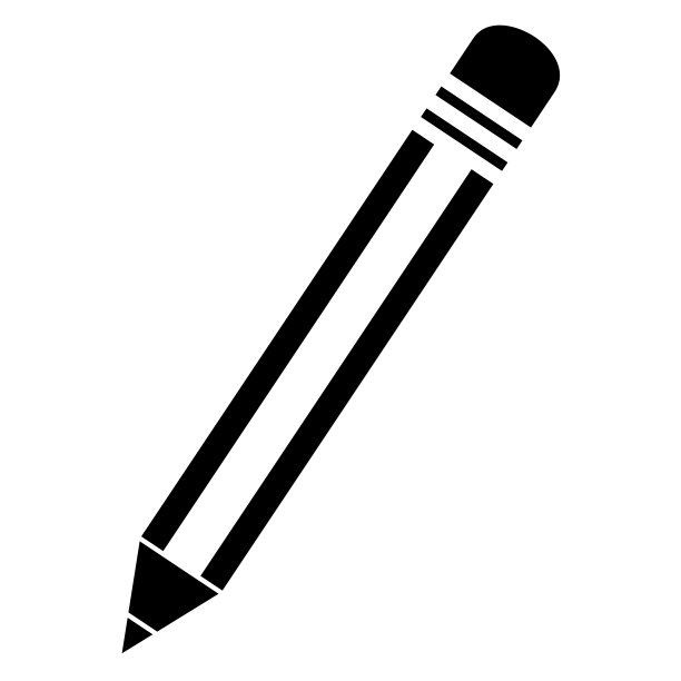 铅笔学校孤立的图标图片下载