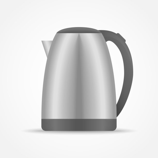 电热水壶。矢量插图。图片下载