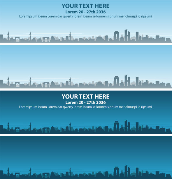 的黎波里天际线活动横幅图片下载