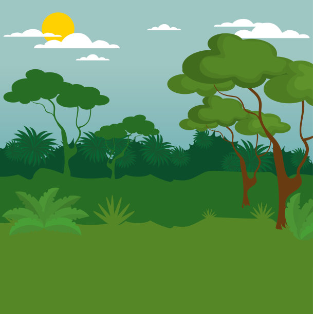 野生动物的背景设计图片下载