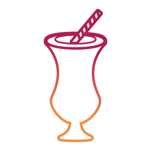 冰咖啡矢量插图图片下载