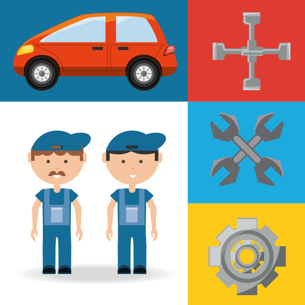 汽车服务设计图片下载
