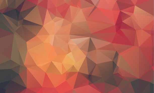 低聚几何背景组成的三角形不同的大小和颜色图片下载