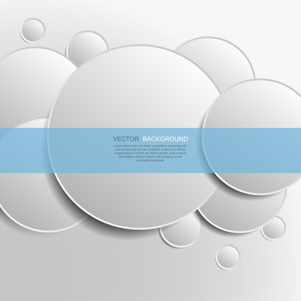 纸圈背景与下降阴影。素材图片