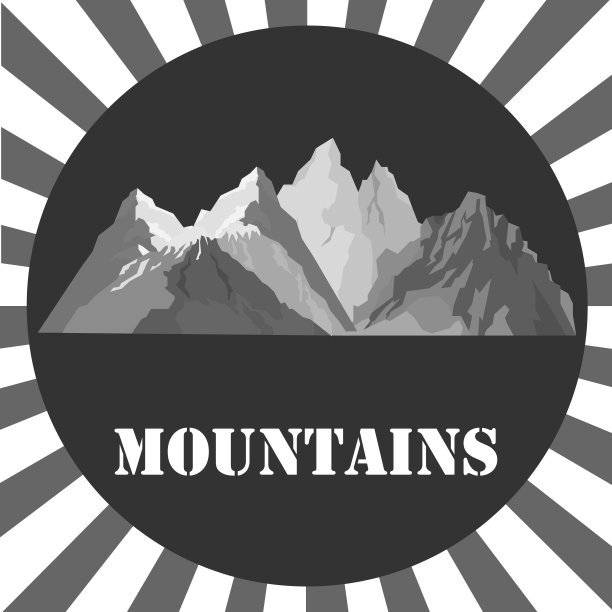 复古的山的照片图片下载