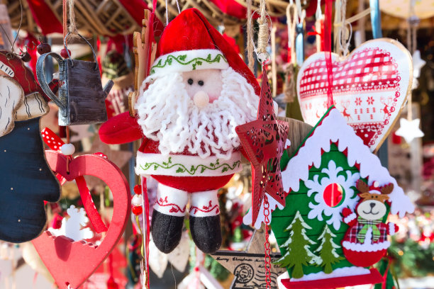 欧洲圣诞市场摊位图片下载