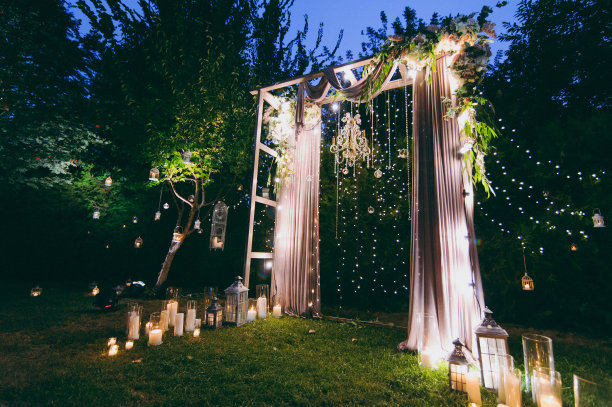 婚礼拱门仪式图片下载