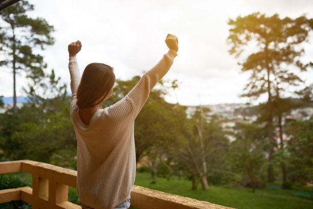 早上在度假酒店图片下载