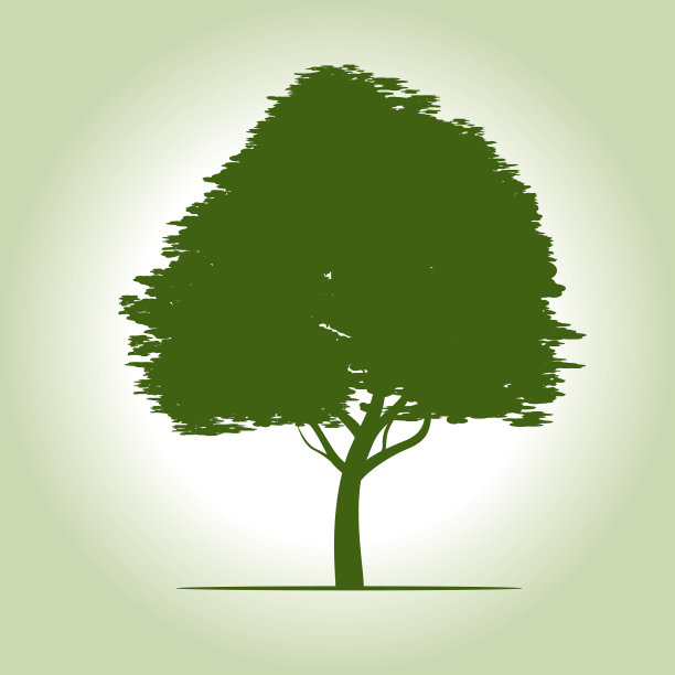 绿色的绿色有叶子。图片下载