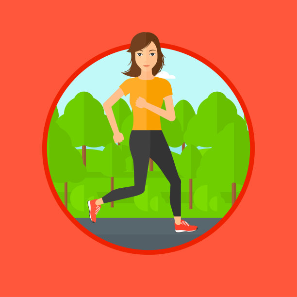 年轻女子在跑步图片下载