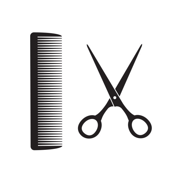 梳子和剪刀图片下载