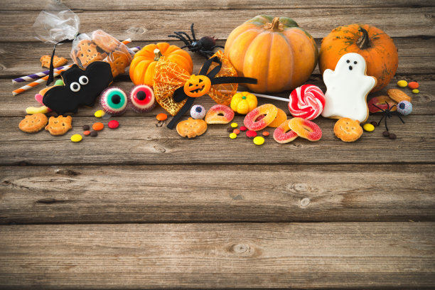 万圣节的糖果。不给糖就捣蛋图片下载