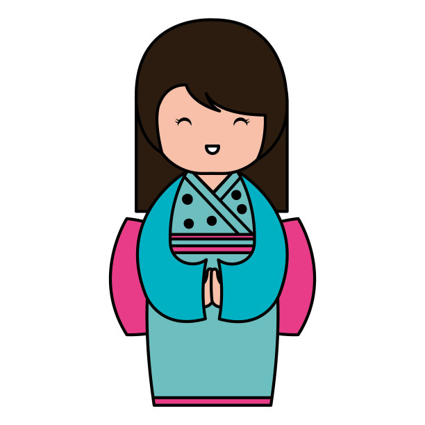 小日本娃娃卡哇伊的性格图片下载