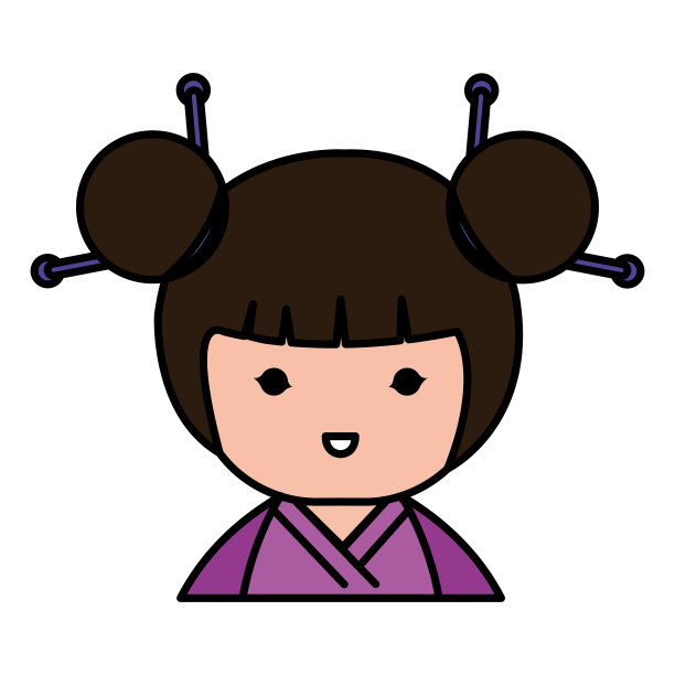 小日本娃娃卡哇伊的性格图片下载