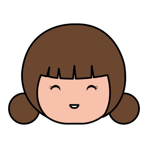 小日本娃娃头卡哇伊性格图片下载