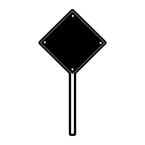 道路标志图标图片下载