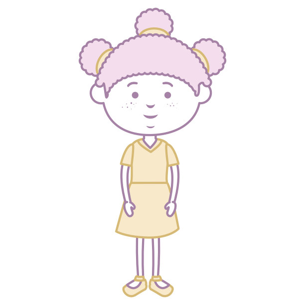 美丽的小女孩性格图片下载